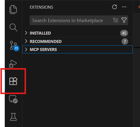 VS Code 확장 프로그램 아이콘